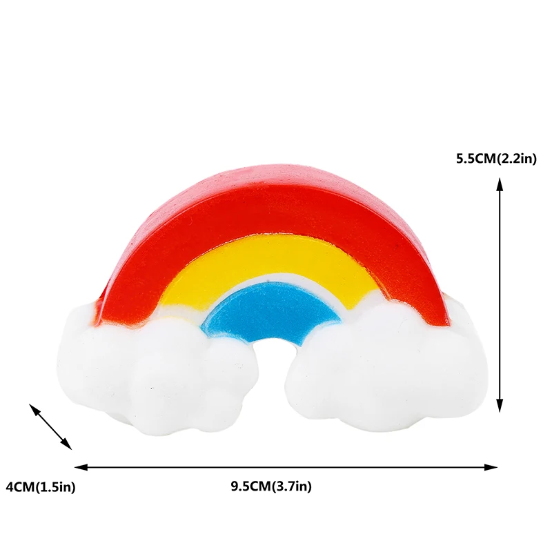 Soft PU Slow Rising Anti-stress Kawaii christmas halloween small Squishy Rainbow Bridge Squeeze toys china for children gadget Soft PU Slow Rising Anti-stress Kawaii christmas halloween small Squishy Rainbow Bridge Squeeze toys china for children gadget