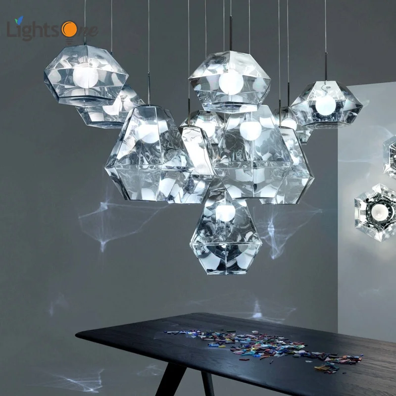 

Nordic modern minimalist style living room pendant lights Creative personality dining room bedroom pendant lamp