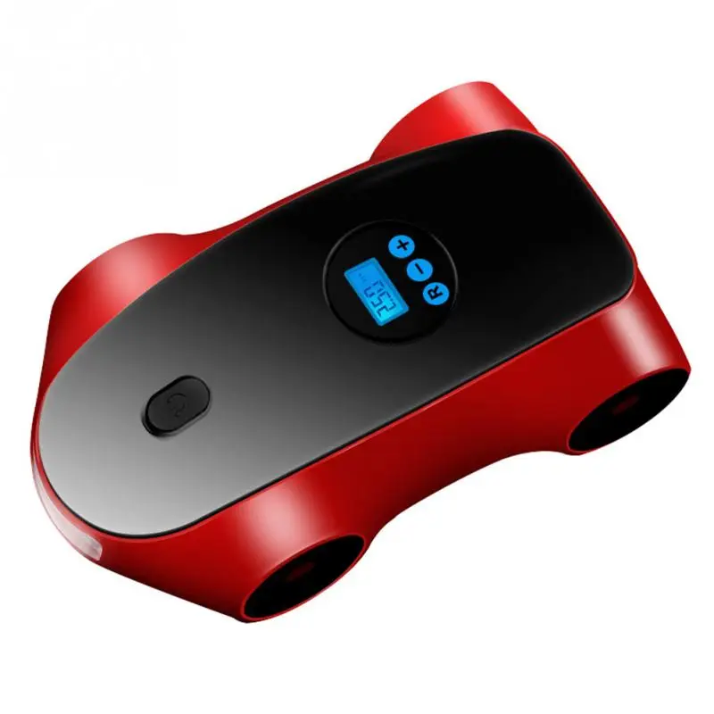 

LCD Screen Motorcycles Digital Multifunctional Basketballs Tyre Inflator Electric Air Compressor Portable Bike Vehicle LED Light