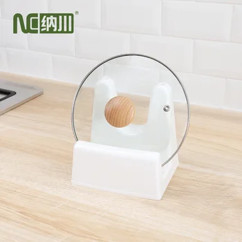 

Plastic Kitchen Storage Organizer Pot Lid Frame Shelf Holder Multifunctional Kitchen Tools Storage Pot Rack shelf