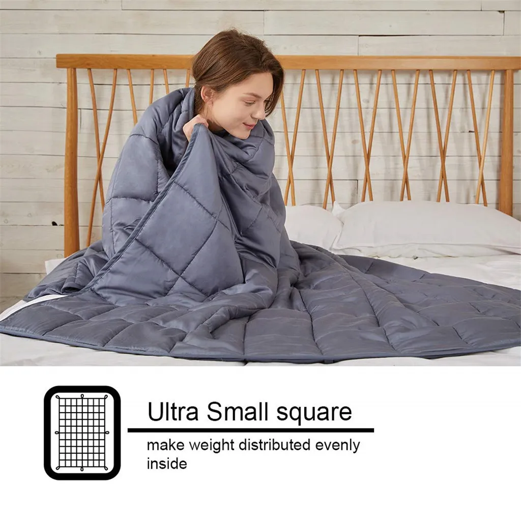 

2019 NEW Weighted Blanket Size 36''x48'' 5lb Reduce Stress Promote Deep Sleep Comfort Summer air conditioning was HOT SALE