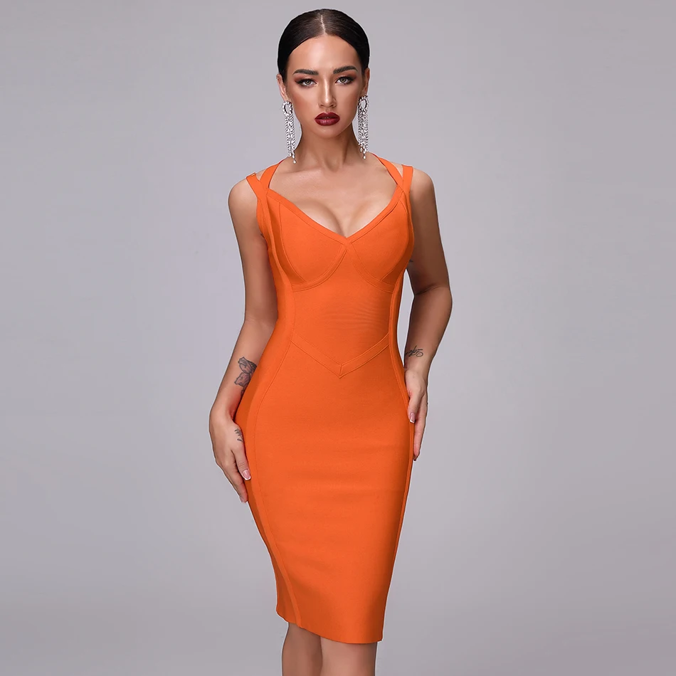 Mais-novo-2019-Celebridade-Partido-Bodycon-Bandage-Vestido-Mulheres-Branco-Spaghetti-Strap-Decote-Em-V-Runway (2)