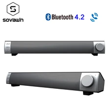 10 Вт беспроводная звуковая панель с сабвуфером Bluetooth 4,2 динамик s Портативный ТВ ПК 3D стерео музыка объемный динамик Поддержка TF карты AUX