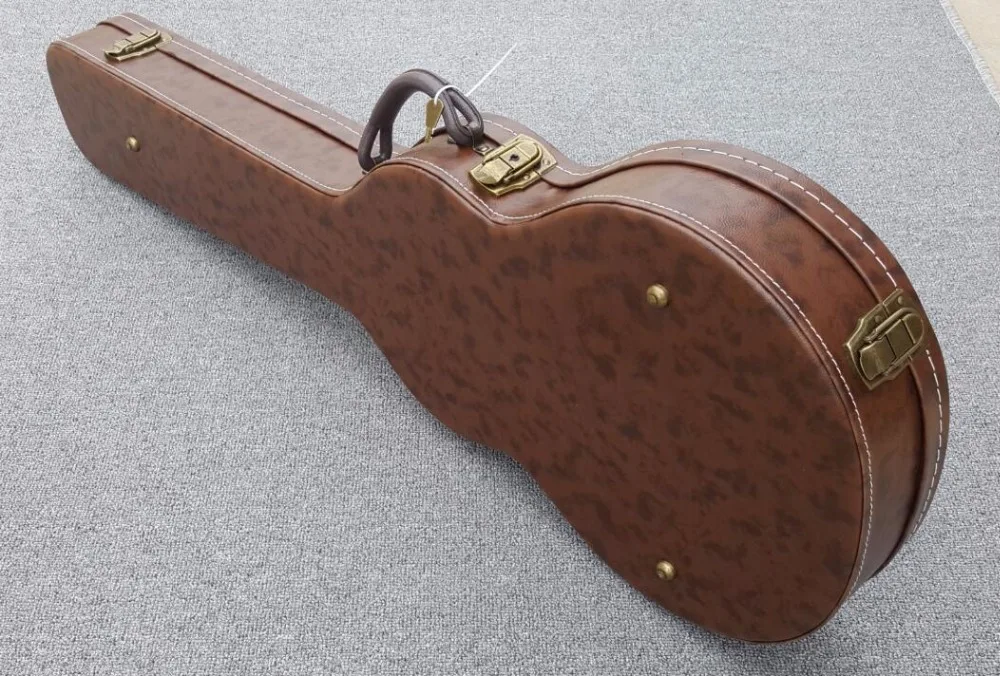 Brown guitar casein Guitar from Sports & Entertainment on Aliexpress