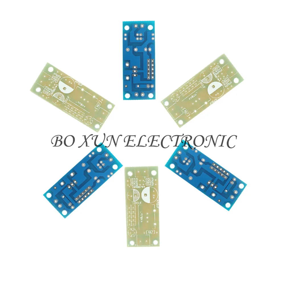 5 шт. LM78XX LM7805 LM7812 L78XX PCB регулятор фиксированного напряжения прототип печатной