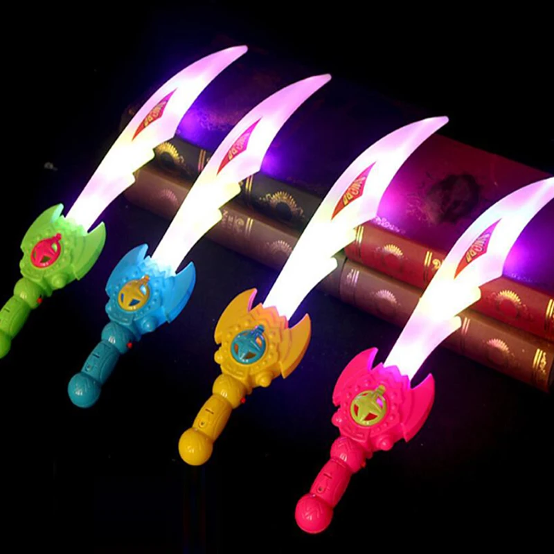 Glow Party Supplies Led Party Laser Sword Children's Outdoors Luminous Lightsaber Toys Boy Gril Flashing Gift Christmas Toys (3)