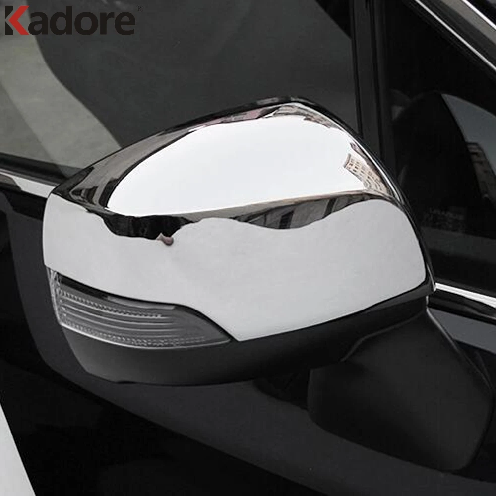 For Subaru XV Crosstrek Impreza 2017 2019 ABS Chrome Rear View Side Door Mirror Cover Trim