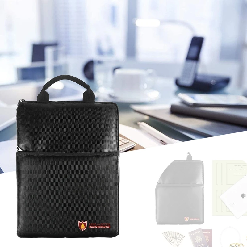 

2018 New Fire Resistant Waterproof Safe Bag Briefcase for Important Documents