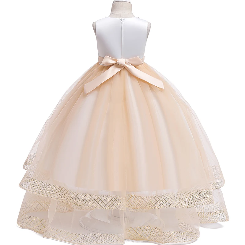 Нарядное шелковое платье с вышивкой на новый год|girls dress|little girls dressesgirl dresses for weddings |