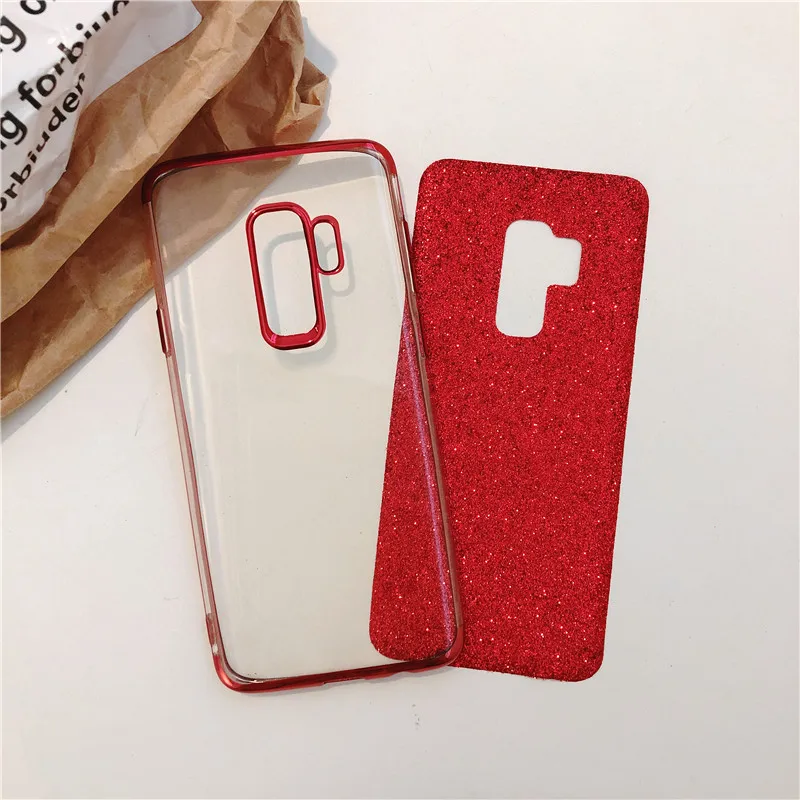 Glitter Silicone TPU Soft Case For Samsung J4 J6 J8 A5 A6 A7 A8 2018 Case S9 S10 Plus S10E Lite S8 J5 J7 Pro 2017 Bling Cover