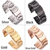 Black Stainless Steel Watchbands Bracelet 18mm 20mm 22mm 24mm Solid Metal Watch Band Men Strap Accessories ► Photo 2/6