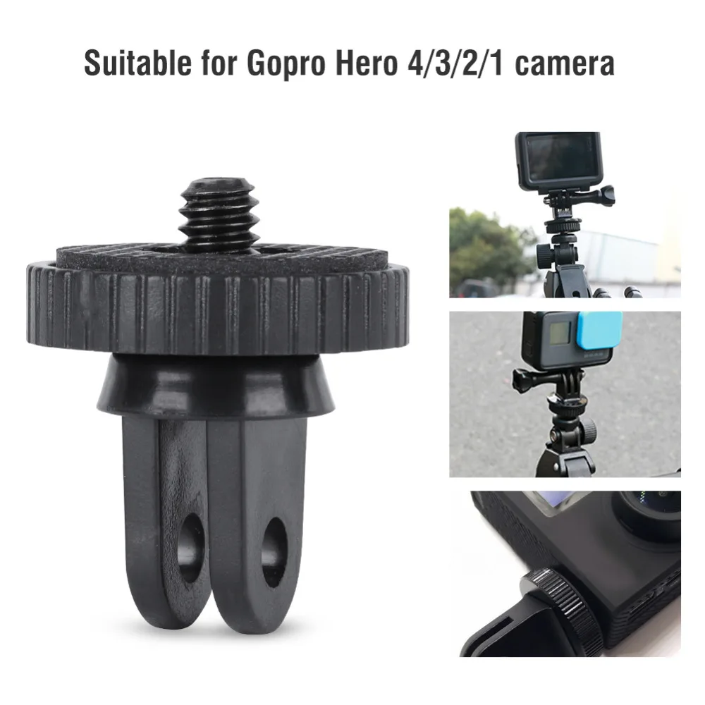 LANBEIKA 1/4 дюймовый Мост штатив адаптер крепление для GoPro Hero 9 8 7 6 5 Session Sony Yi 4K SJCAM S4000 SJ8