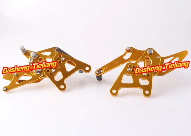 Для Honda CBR 250RR Араши Rearset подножка подножки 2010 2011 2012 2013 Регулируемый ЧПУ адаптер для синхронизации данных, золото