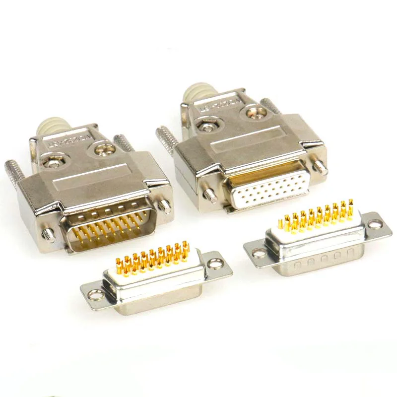 1pcs DB26M D-SUB DB26 26 Pin Male Straight 3 Rows Solder Type Adapter Connector