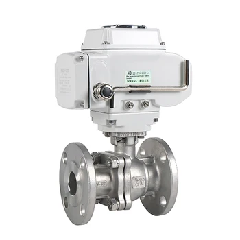 

DN50 2 inch COVNA SS304 Stainless Steel General Purpose ON/OFF Flange Motorized Ball Valve Water Valve