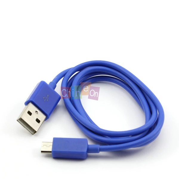 

Blue Universal V8 USB Data Sync 2.0 Cable For HTC for Samsung Galaxy S4 S3 for Motorola phone