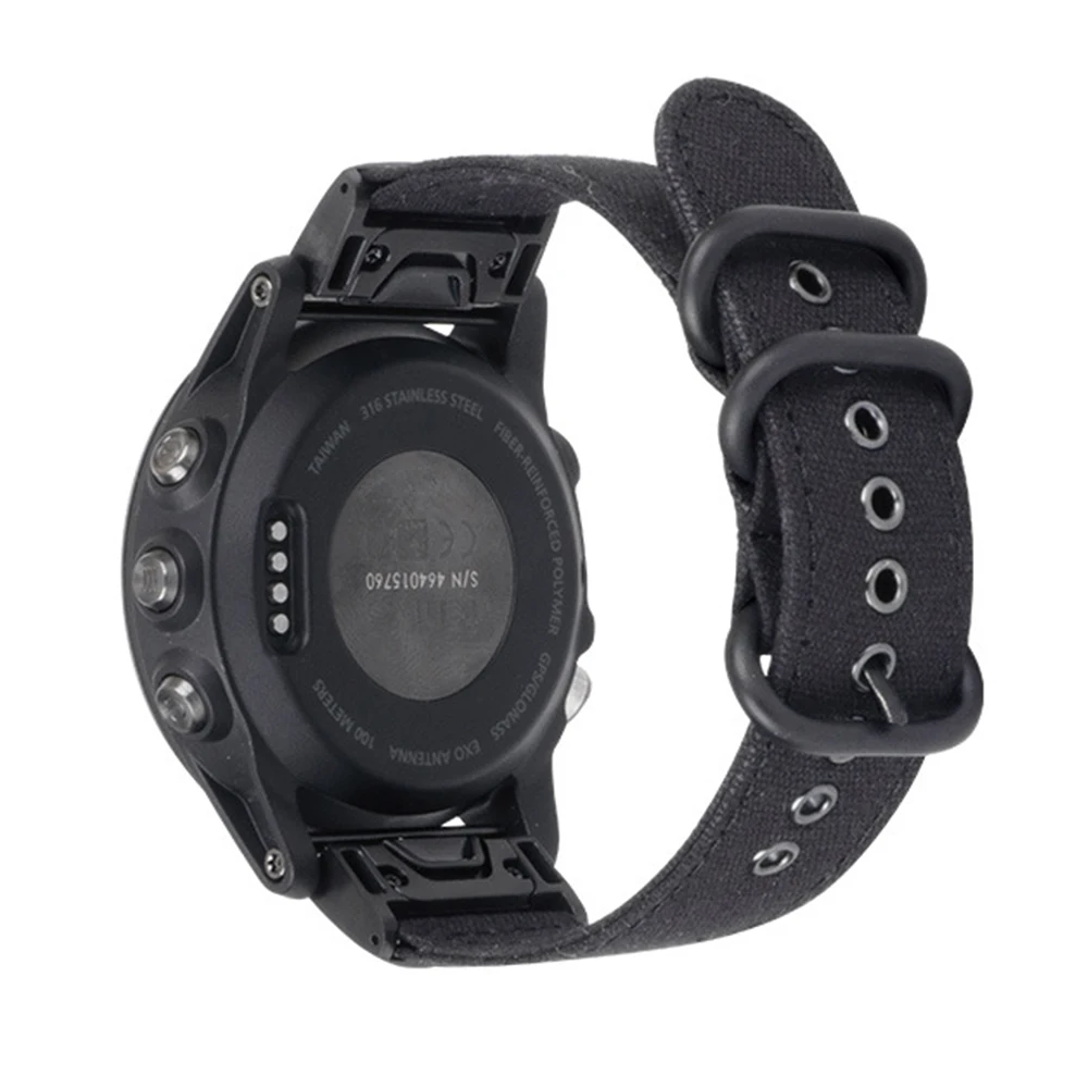 Tschick Fenix 5X ремешок 26 мм Quick Release Easy Fit для наручных часов тканый нейлоновый