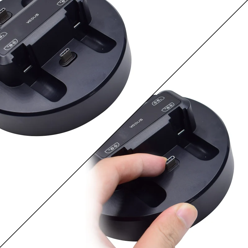 Зарядная док-станция с контроллером для Nintendo Switch Pro& 4 Joy Con, зарядная станция для NS консоли, светодиодный индикатор