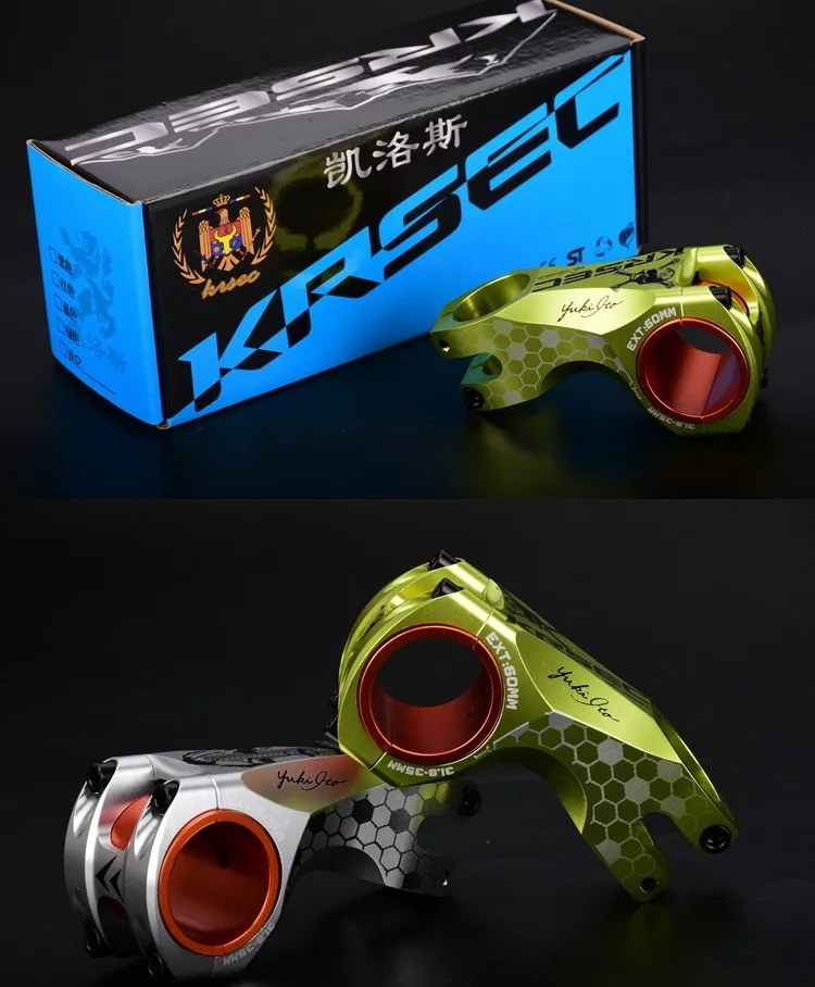 Ствол велосипеда KRSEC XC500 MTB ствол 60 мм/31 8 35 ммал7075 с ЧПУ/AM DH|mtb stem 60mm|bike stemmtb |