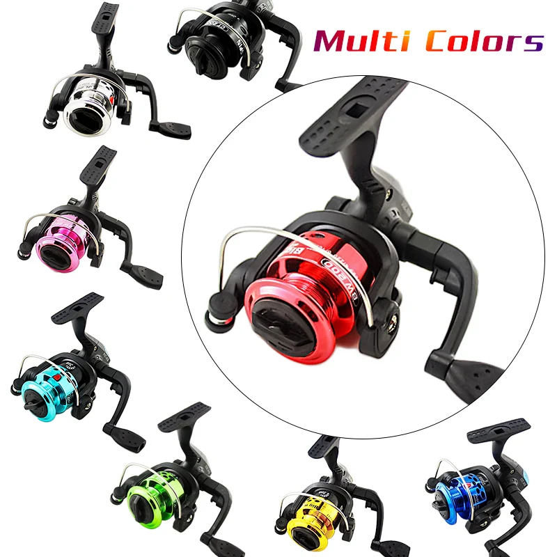 

1000 Series 8 color 3BB 5.1:1 Spinning Fishing Reel with Spool Wire Cup Automatic Folding for Sea Fishing Saltwater left right