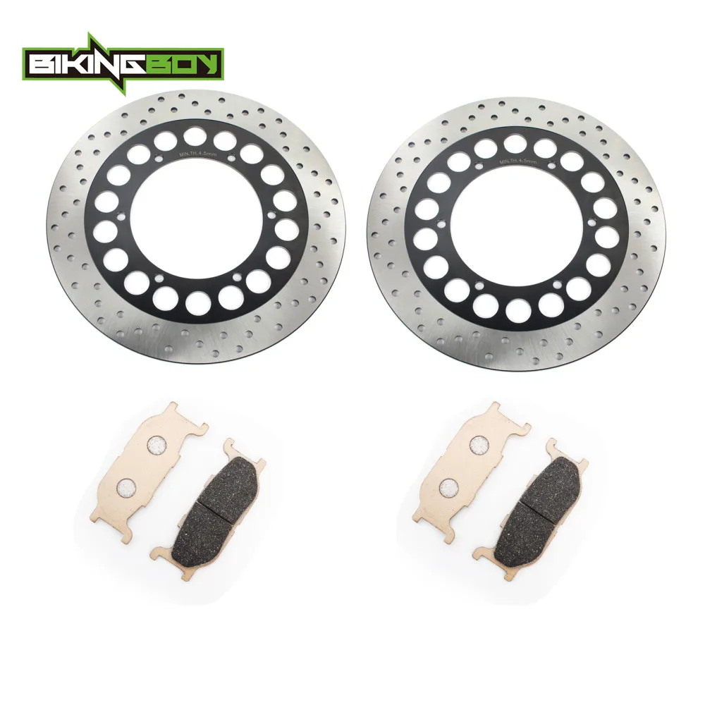 

BIKINGBOY Front Brake Discs Rotors Disks Pads XVZ 1300 Royal Star Venture S / Midnight Venture / Tour Deluxe XV 1600 Road Star