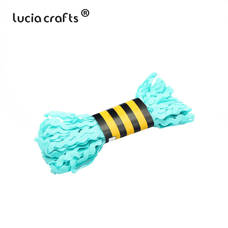 Lucia crafts 15 ярдов/шт 8 мм многоцветная корсажная лента для самодельных волос бант свадебные декоративные аксессуары для вечеринок W0501