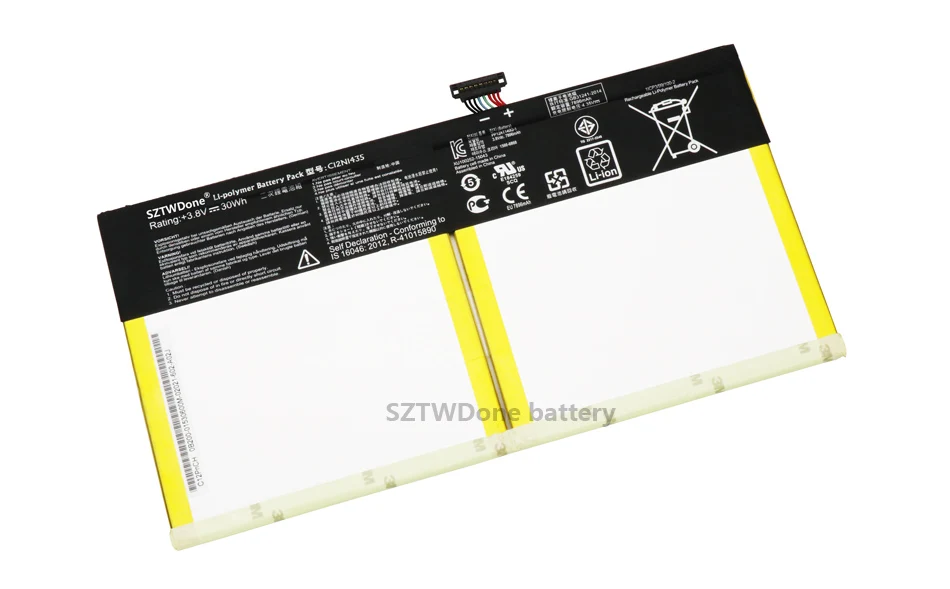 SZTWDone C12N1435 планшет батарея для ASUS трансформер книга T100HA 10 дюймов 3,8 V 30WH 7896MAH