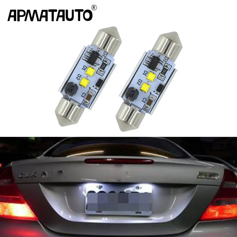 2x CANBUS C5W 36 мм фестон для женского номерного знака Mercedes Benz W208 W209 W203 W169 W210 W211 W212 AMG