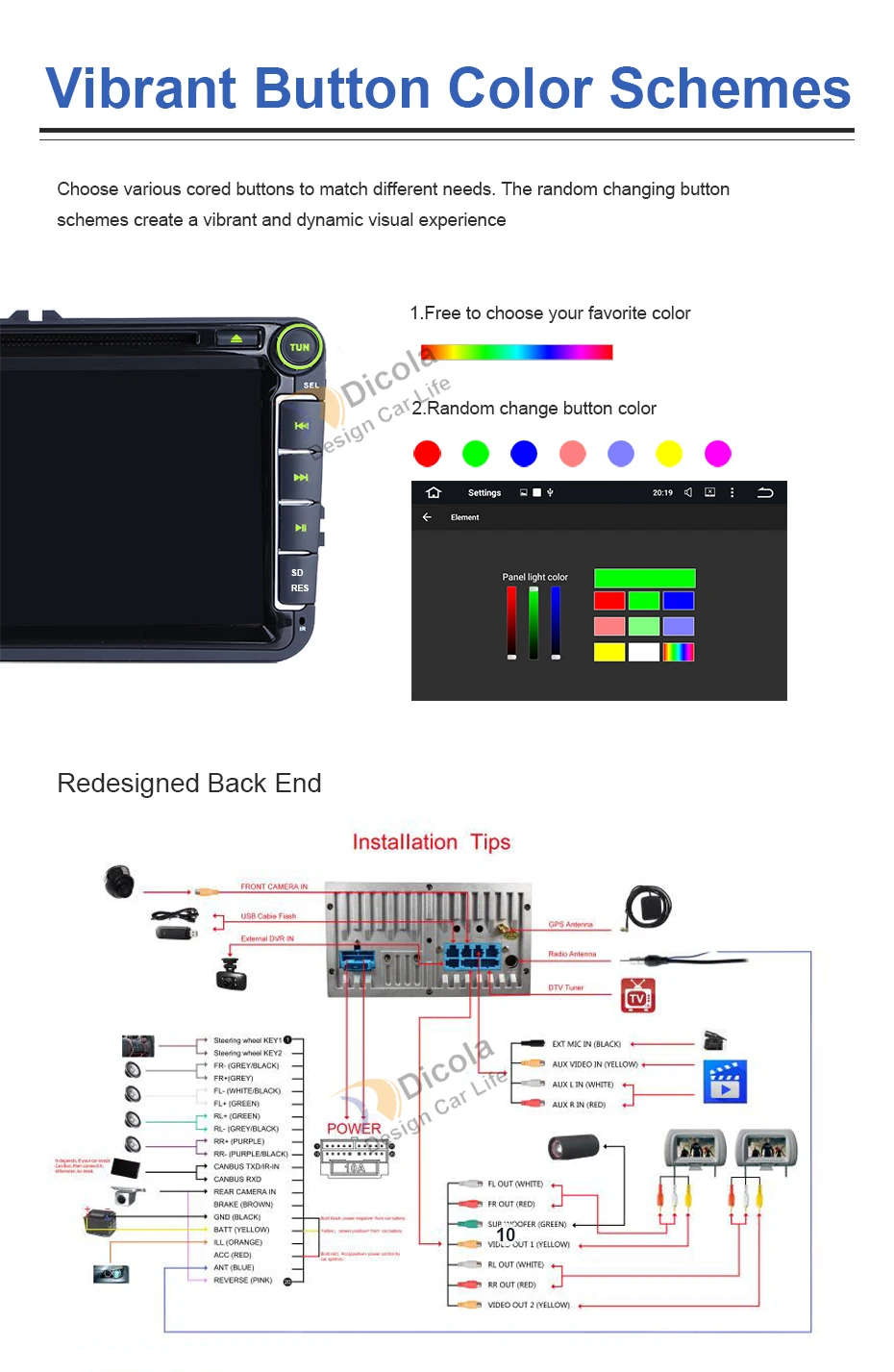 Sale IPS DSP Android 9.0 4G+64G CAR GPS For VW Volkswagen Touareg T5 Transporter Multivan dvd player radio multimedia navigation PC 12