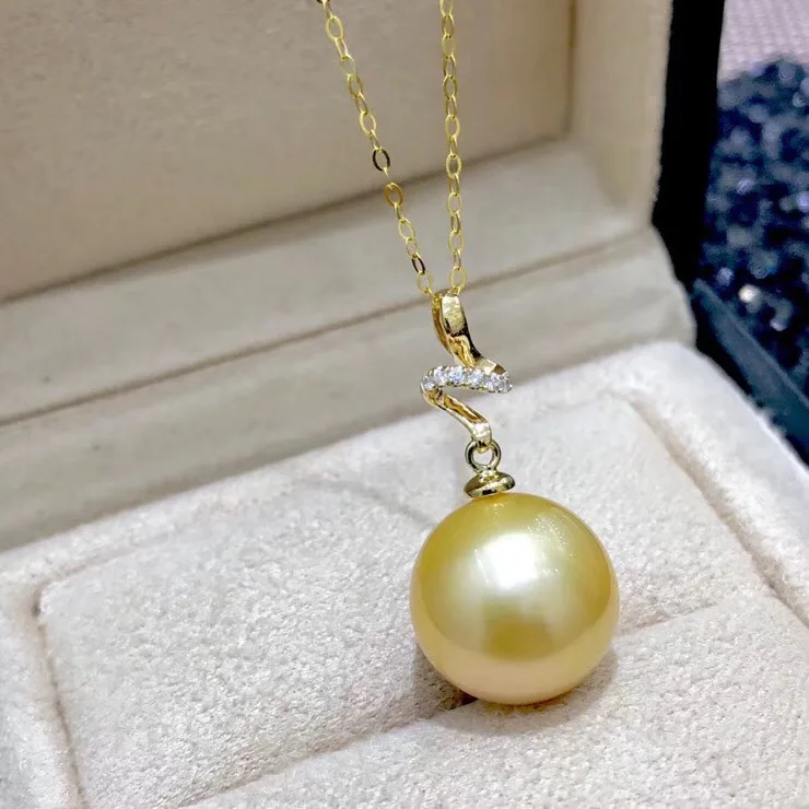 

Solid 18K Yellow Gold Pendant Connector Bead cup and bail 18Karat Solid 18ct Dangle Pendant Findings DIY Fashion Jewelry Making