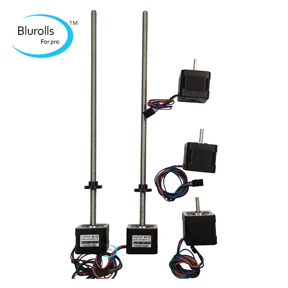 Pаспродажа Reprap Prusa i3 MK2 MK2S 3d принтер 42 шаговый двигатель, 320 м L z двигатель с трапециевидным свинцовым винтом совместим с мини Рамбо