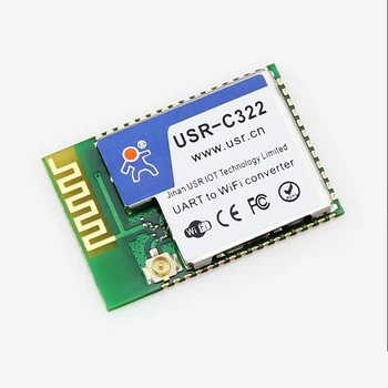 

USR-C322 Industrial Grade CC3200 Low Power Serial UART to Wifi Wireless Module Transparent Transmission with External Antenna010