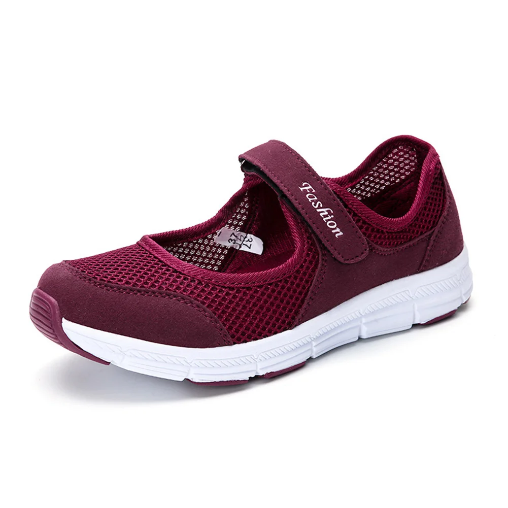 

Breathable Mesh Cloth Anti-slip Sports Shoes Spring Autumn Middle Old Age Women shoes