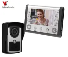Yobang Security Video Intercom Doorphone IR Waterproof Camera Monitor Kit for Home Security 12 Kinds Of Doorbell Rings Door I