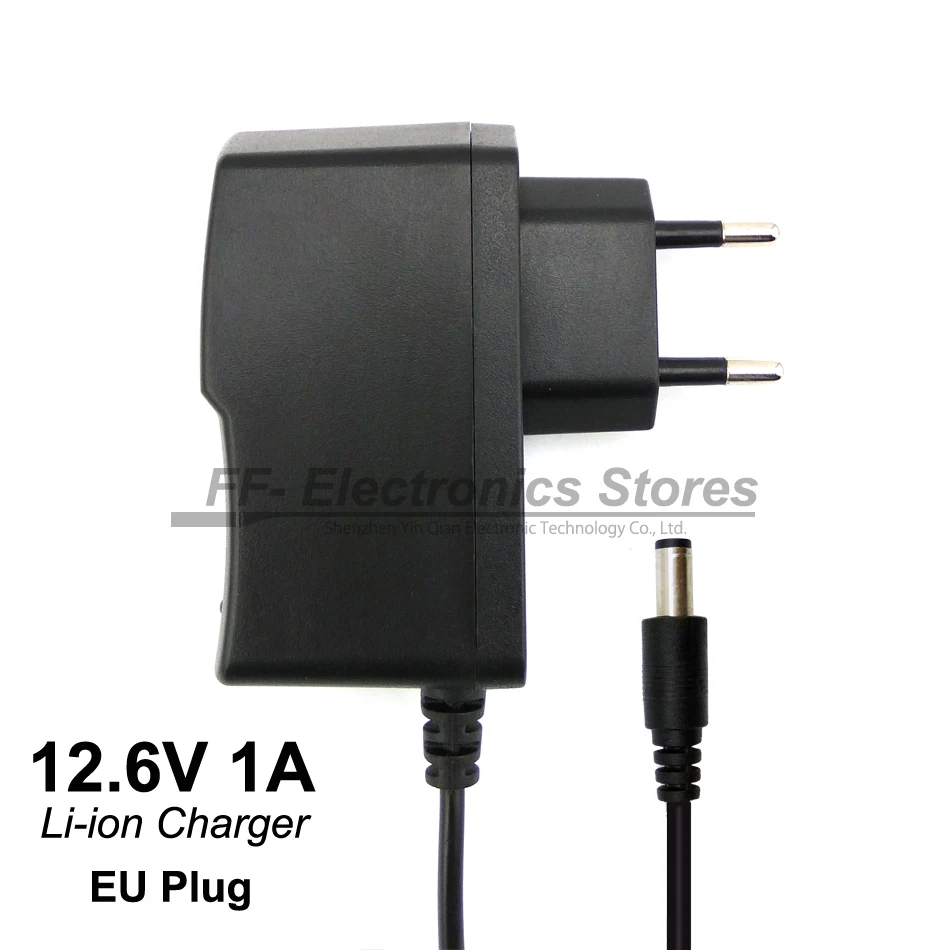 

Liitokala 12.6V 1 A lithium polymer battery charger 12V charger DC head is 5.5 * 2.1mm Free shopping