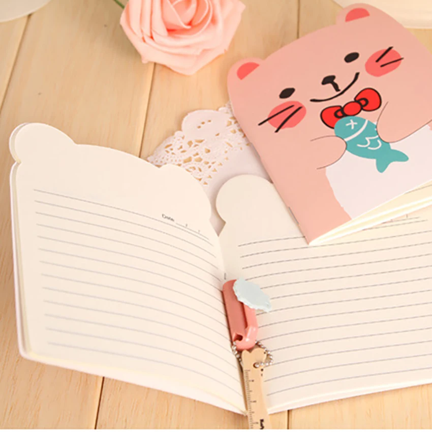 Kawaii Bear образная записная книжка планер канцелярские принадлежности дневник
