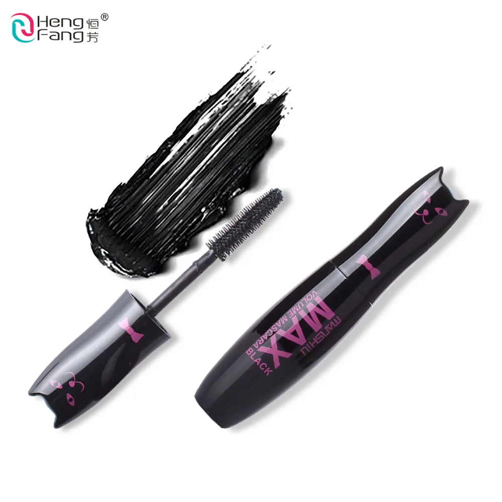 

High Quality Waterproof Black Mascara Long-lasting Lengthening Cosmetic 10g Eyes Makeup Brand HengFang #M535-1-1