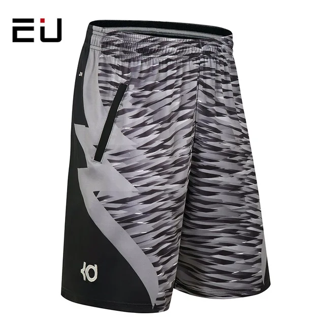 ЕС Для мужчин s баскетбольные шорты Для мужчин эластичный пояс свободные шорты баскетбольные Для мужчин тренажерный зал Sportwear Баскетбол тренировочные шорты плюс Размеры - Цвет: grey