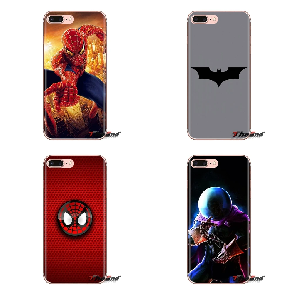 For Samsung Galaxy J1 J2 J3 J4 J5 J6 J7 J8 Plus 2018 Prime 2015 2016 2017 Comics superhoreos Spiderman logo Soft TPU Phone Cover |