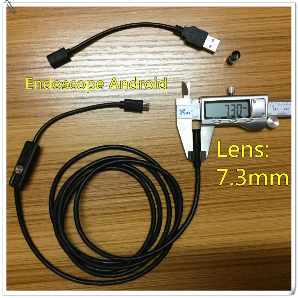Endoscope Android Lens 7mm Waterproof Borescope Micro USB Inspection
