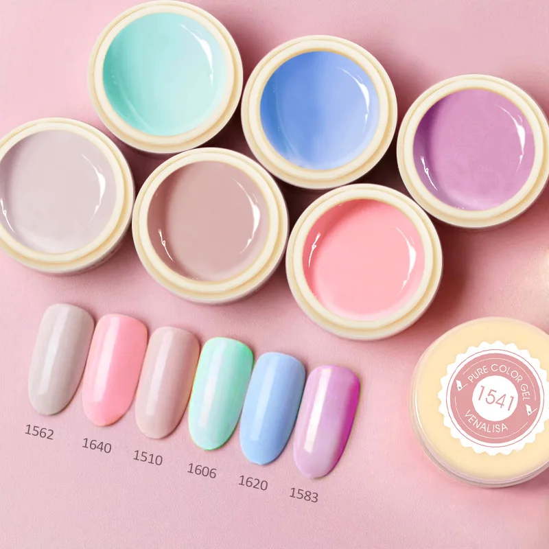 VENALISA Painting Gel Solid Colors Gel Nail Polish Nail Art Designs Soak Off UV LED Ink Varnish Lacquer 5ml 60 Colors 3