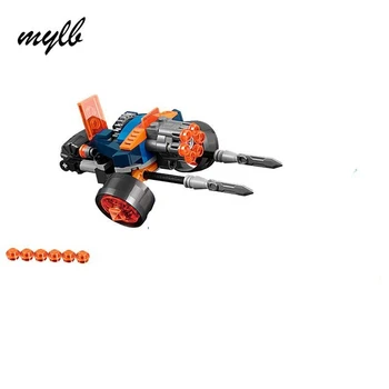 

mylb Building Blocks Bricks Nexu Knights Series King's Guard Artillery Set Small Toys for Children nexoo Knights