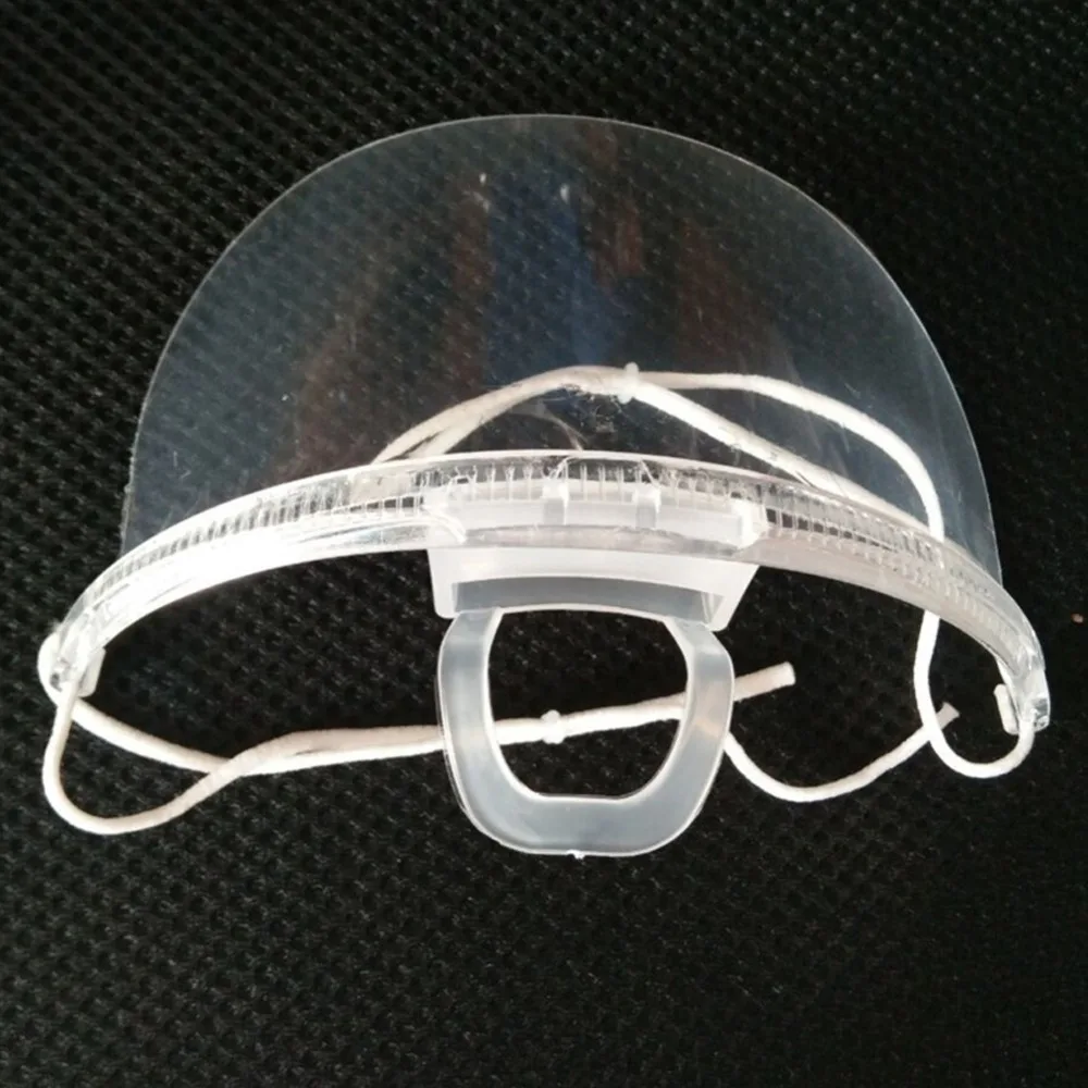 Новая 1 шт многоразовая прозрачная противотуманная маска для лица пластиковая комфортная маска для лица с защитой от брызг тату маска для рта для кухни#297305