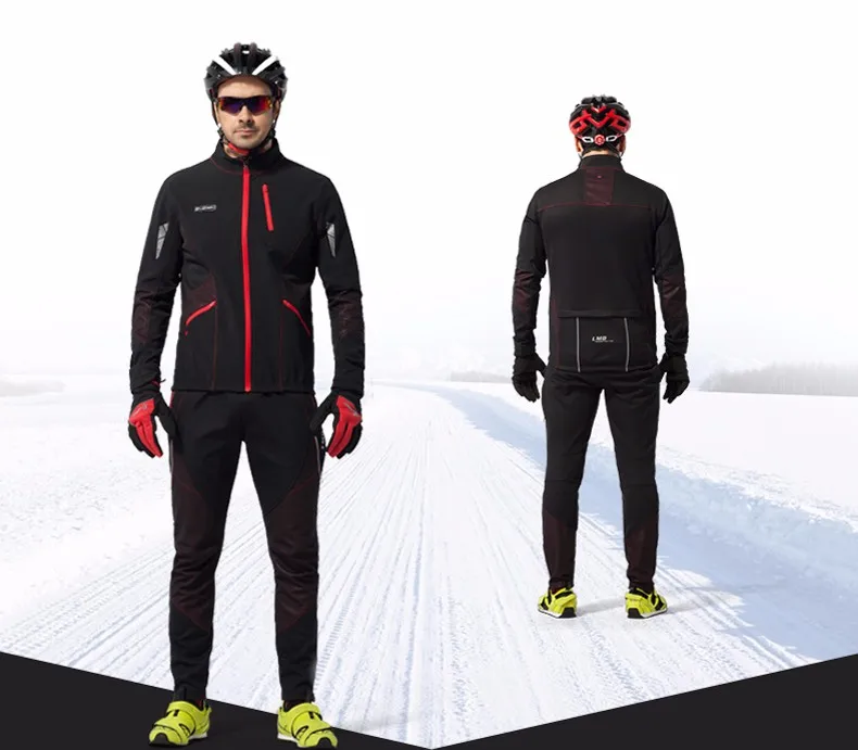 Зимние комплекты для велоспорта jeresy, одежда для велоспорта, Мужская ветрозащитная теплая одежда для велоспорта, куртка с длинными рукавами, штаны, комплекты, спортивные костюмы
