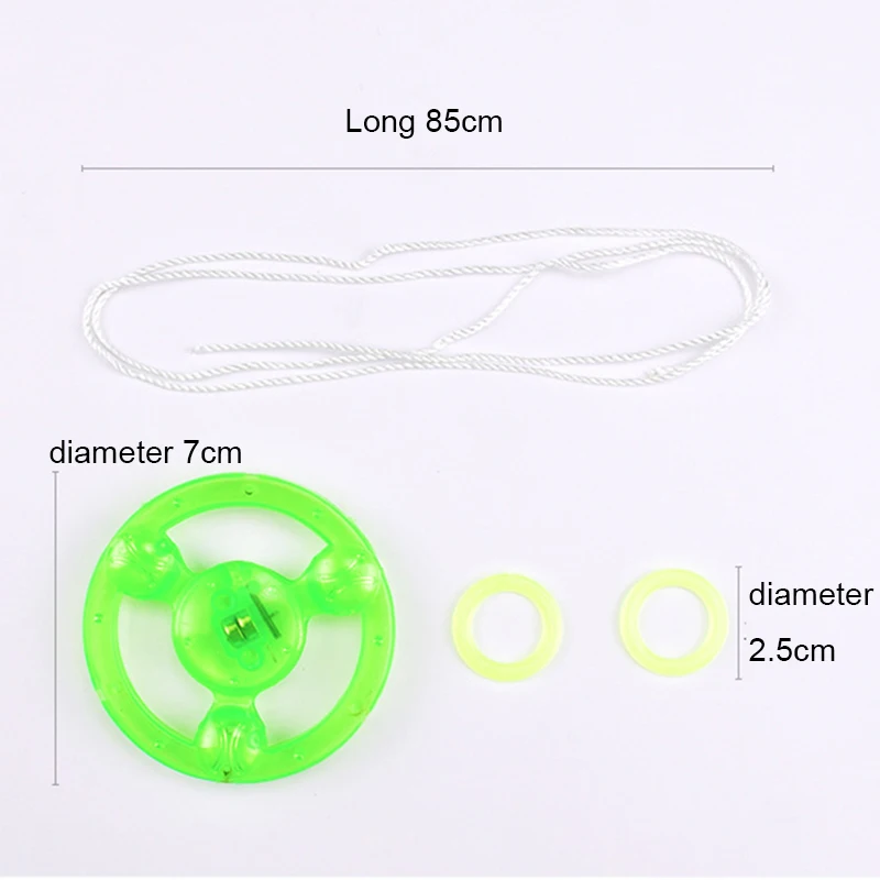 2 шт. ручной Потяните светящиеся мигающие веревки маховик игрушки, светодиодные лампы Детские игрушки новинка для детей на день рождения Рождественский Забавный подарок