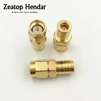 

100Pcs Gold Brass SMB Female to SMA Male Jack Plug Straight Adapter RF Coaxial Coax Connector