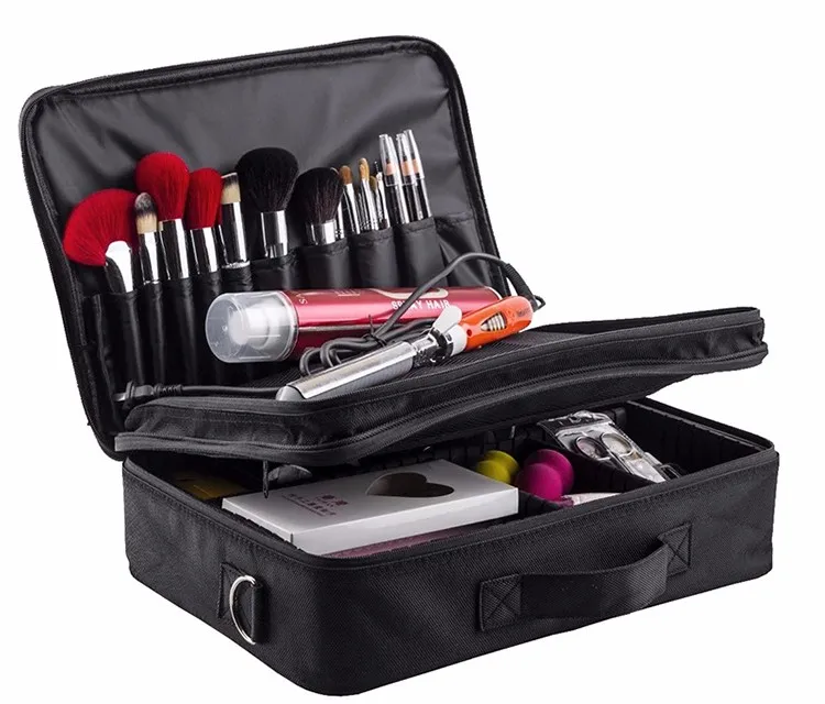 Professional Makeup Bag Organizer Makeup Box Artist  Larger Bags Cute Suitcase Makeup Boxes Travel Cosmetic Pouch Handbag