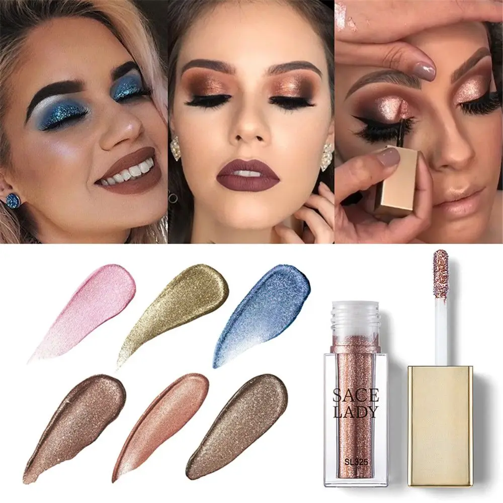 Buy 1 Pc Makeup Glitter Liquid Eyeshadow Waterproof