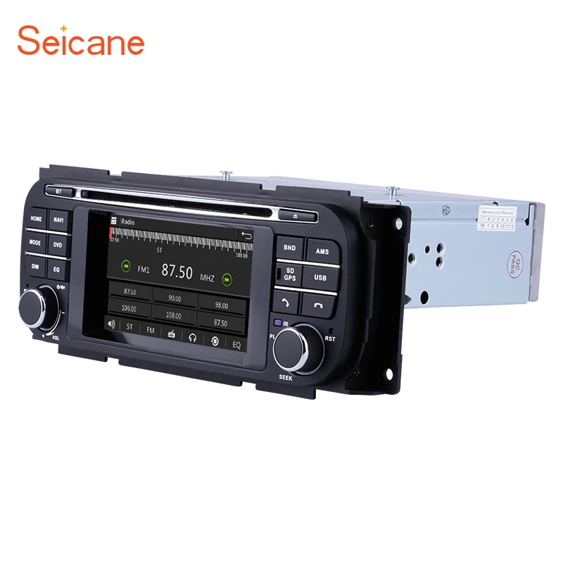 

Seicane WINCE6.0 Car Radio DVD Player GPS Bluetooth for 2002-2007 Jeep Grand Cherokee Liberty Patriot Wrangler Support IPod SD