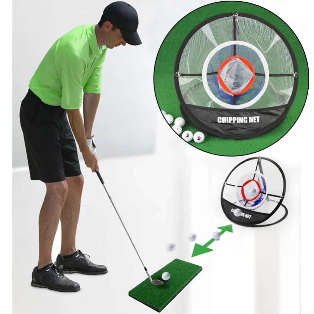 20" Golf Training Chipping Net Golf Pop UP Indoor Outdoor Chipping
